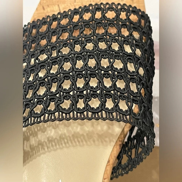 Jessica Simpson Stretch Crochet Slide Sandals size 5.5 - Picture 7 of 12